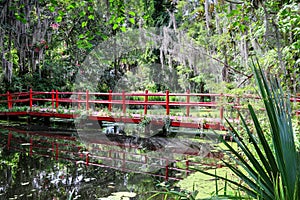 Charleston Magnolia Plantation Red Bridge