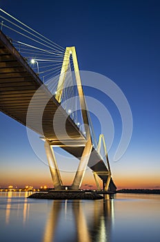 Charleston SC Arthur Ravenel Jr. Suspension Bridge over South Carolina