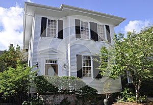 Charleston SC,August 7th:Historic House from Charleston in South Carolina