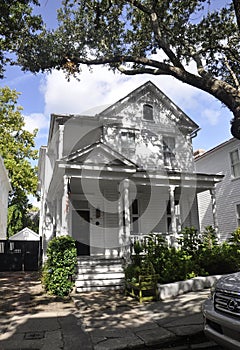 Charleston SC,August 7th:Historic House from Charleston in South Carolina