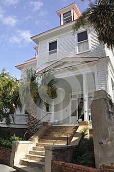 Charleston SC,August 7th:Historic House from Charleston in South Carolina