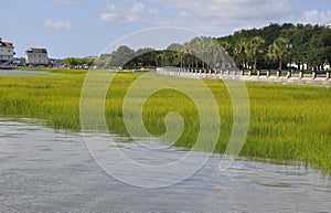 Charleston SC,August 7th:Yachting Harbor from Charleston in South Carolina