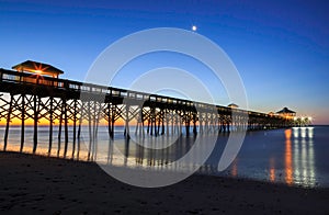 Charleston South Carolina Fishing Pier Folly Beach