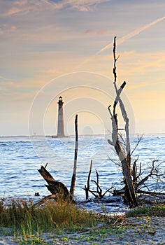 Charleston South Carolina Morris Island Lighthouse