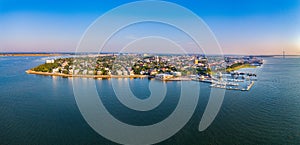 Charleston, South Carolina, USA Aerial Skyline Panorama