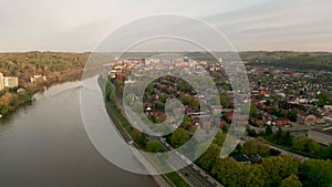 Charleston West Virginia State Capitol City Kanawha River