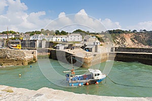 Charlestown harbour Cornwall England UK near St Austell photo