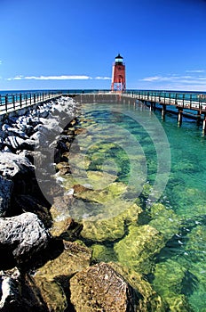 Charlevoix Michigan Lighthouse