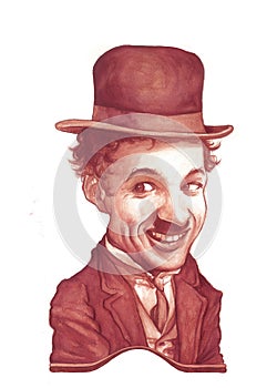 Charlie Chaplin Caricature Sketch