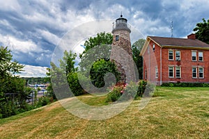 Charlotte Genesee Lighthouse, Lake Ontario in Rochester
