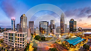 Charlotte, North Carolina Skyline