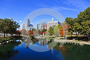 Charlotte Skyline at Marshall Park