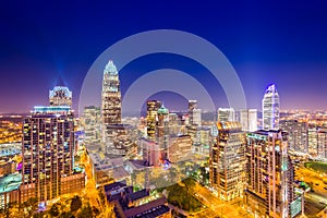 Charlotte Uptown Skyline