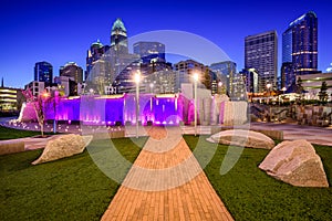 Charlotte Uptown Skyline photo