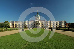 Charlottenburg palace in Berlin-Charlottenburg, Wilmersdorf.