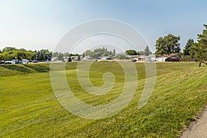 Charlottetown Park in the city of Saskatoon, Canada