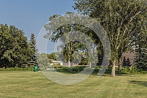 Charlottetown Park in the city of Saskatoon, Canada