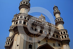 Charminar is a monument and mosque located in Hyderabad, Telangana, India