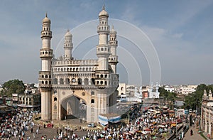 Charminar, Telangana, India during Ramzan