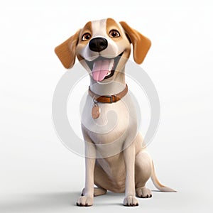 Charming 3d Animation Of Dog In Imax Style - Realistic And Impressive