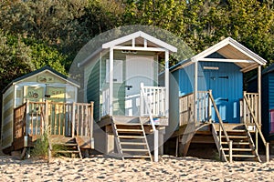 3 charming beach chalets on the beach