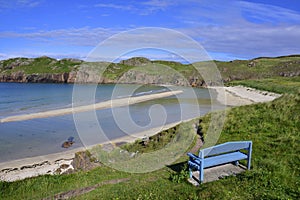 Charming Beach View of the North West Highlands of Scotland photo