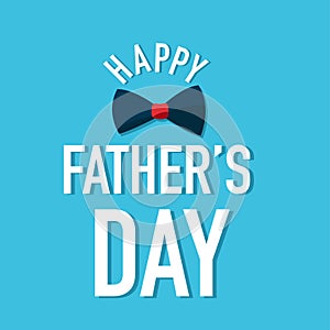 Charming bright vector card for fathers day