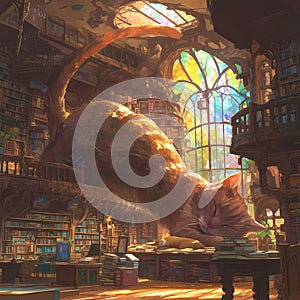 Charming Cat\'s Bookshop Dreamland photo