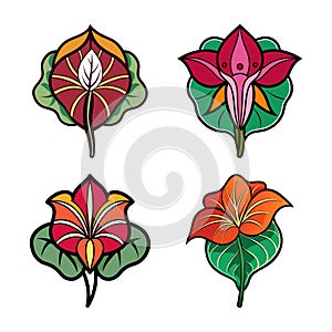 Charming Elephants Ear Design photo
