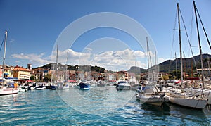 The charming harbor of Cassis in the French Riviera