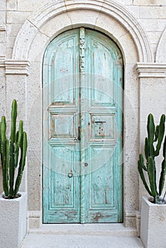 Charming House with wooden old door