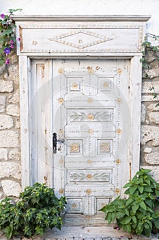 Charming House with wooden old door