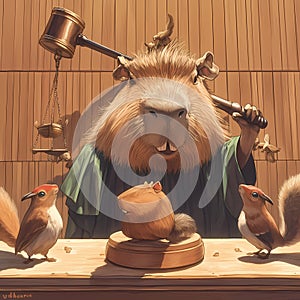 Fair Justice: The Courtroom Mascot