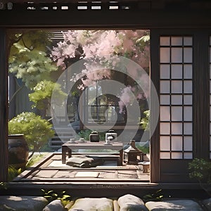 Charming Japanese Tea Room - Perfect for Relaxation and Zen