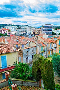 Traditional architecture Le Suquet Cannes French Riviera photo