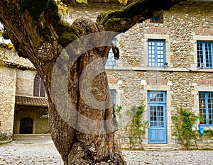 The charming medieval village of Perouges in France