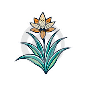 Charming Monkey Grass Flower Design