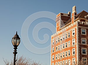 The charming old-fashioned building