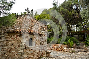 Charming old orthodox church of Church of Saint Demetrios Loumbardiaris