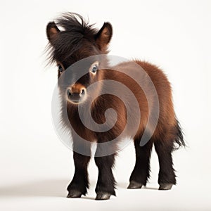 Charming Shetland Pony Captured In Authentic National Geographic Style