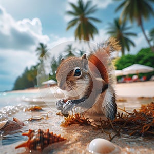A charming squirrel