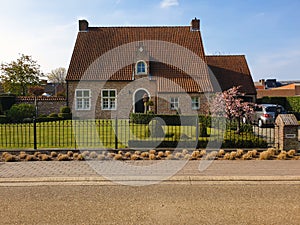 A charming suburban family house somewhere in Belgium