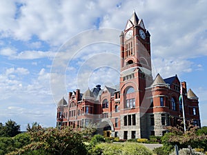 Charming Victorian Building Clock Tower