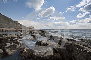 Charmouth Beach in England