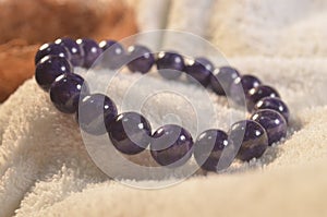 charoite bracelet, Purple Charoite Crystal Bracelet.