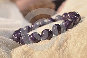 charoite bracelet, Purple Charoite Crystal Bracelet.