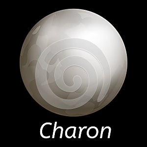 Charon icon, realistic style