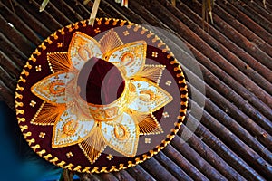 Charro mariachi hat mexican icon from Mexico