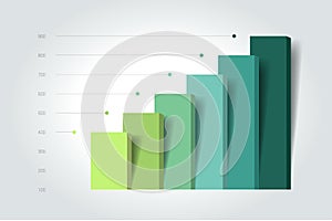Chart, column graph, infographic element