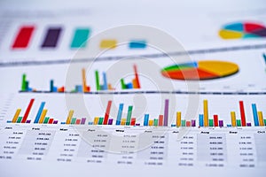 Chart Graph paper. Financial, Account, Statistics, Analytic research data economy, Business.